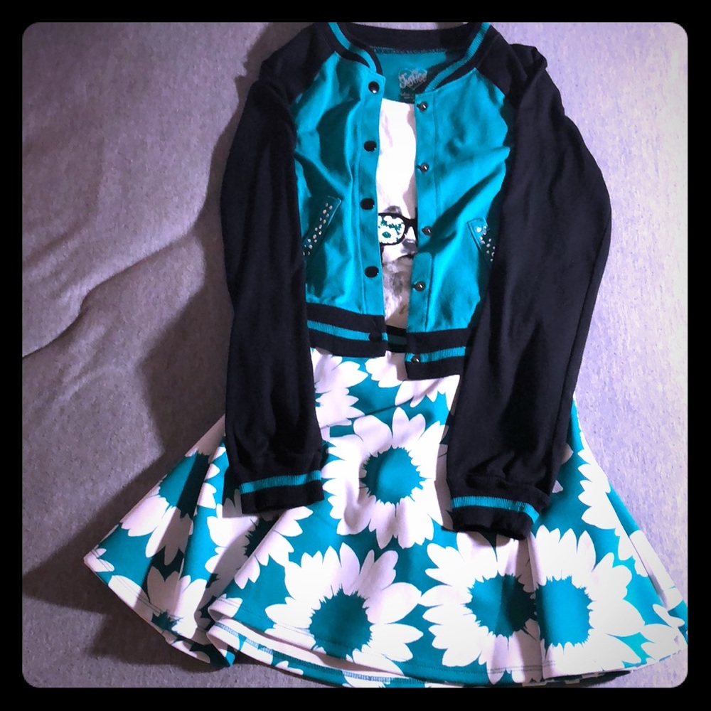 Three-piece justice outfit